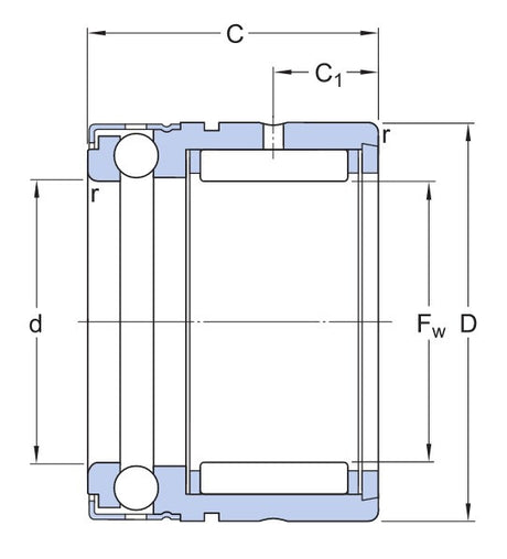 SKF NX 30 roulement à aiguilles combiné