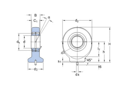 SKF SC 40 ES gewrichtskop
