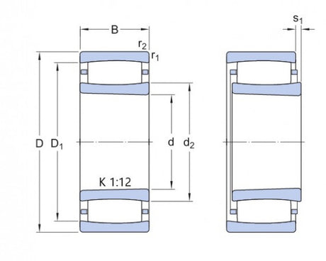 SKF C 3132 K/C3 roulement toroïdal CARB