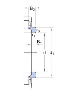 SKF HJ 311 EC anneau de butée