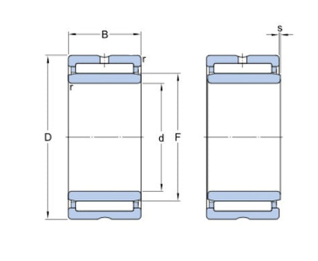 SKF NA 4824 naaldlager