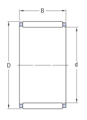 SKF K 3x5x7 TN cage à aiguilles