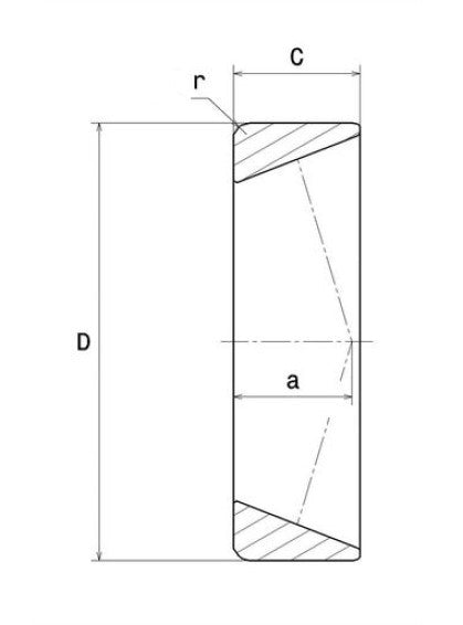 SKF 672/Q anneau extérieur de roulement à rouleaux coniques