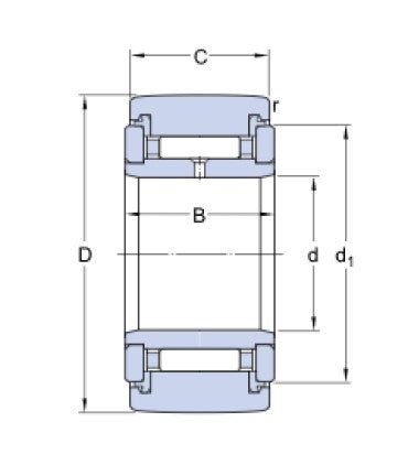 SKF NATR 20 PPXA glijdende katrol