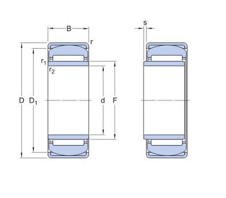 SKF PNA 20/42 kogelgelagerde kantelbare lager