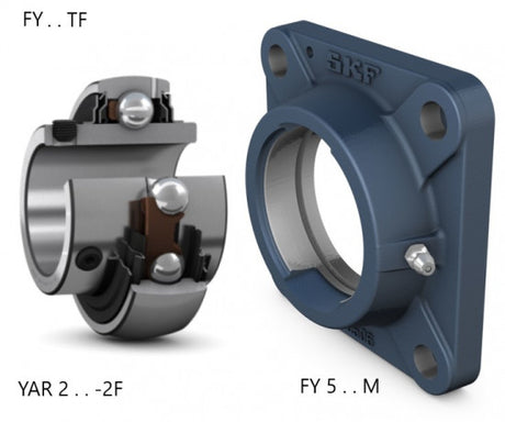 SKF FY 12 TF flens-assemblage van lagereenheid