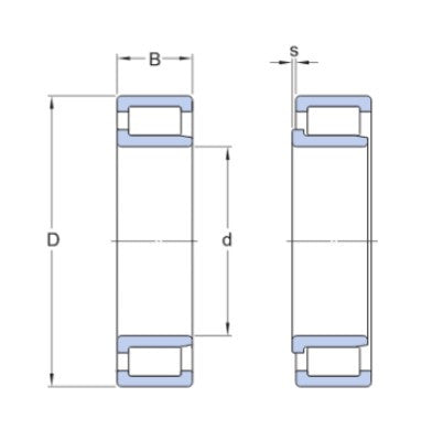 SKF NJG 2313 VH/C3 roulement à rouleaux
