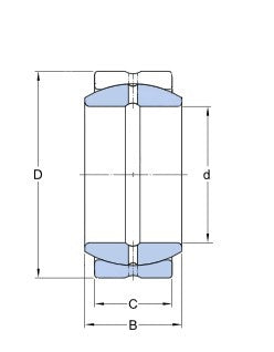 SKF GEK 16 ESA Roulement articulé acier/acier