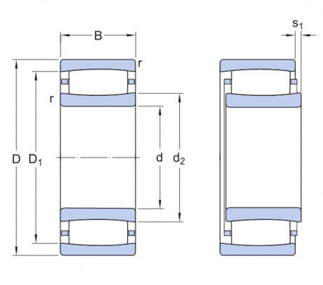 SKF C 3224 toroidale lager CARB