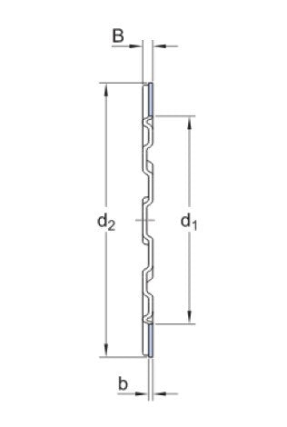 SKF ZW 75x85 uitspanschijf