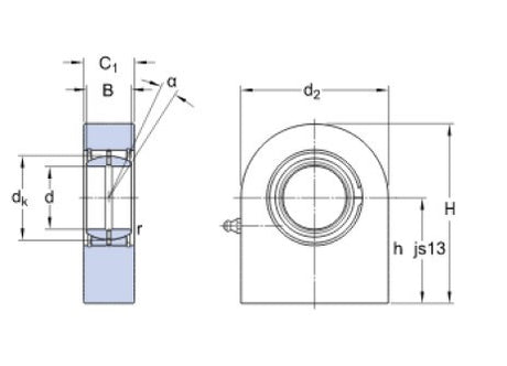 SKF SCF 50 ES gewrichtskop