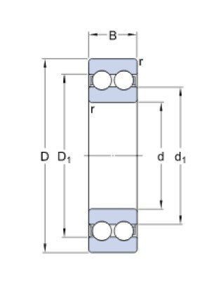 SKF 4209 ATN9 roulement à billes