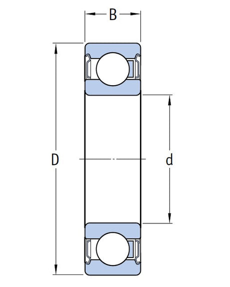 SKF E2.626-2Z/C3 roulement à billes