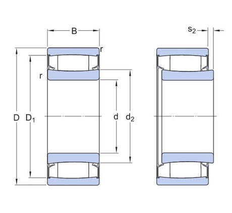 SKF C 6912-2NSV/C3 roulement toroidal
